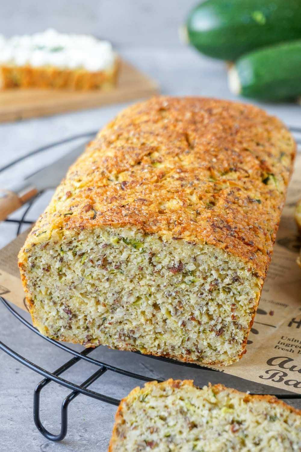 Low Carb Zucchini Brot Low Carb Zucchini Brot