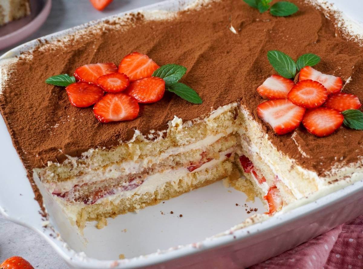 Erdbeer-Tiramisu