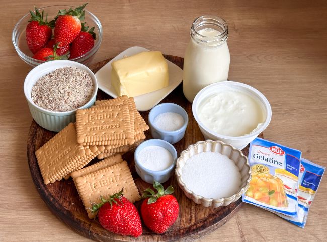 Erdbeerkuchen ohne Backen Rezept