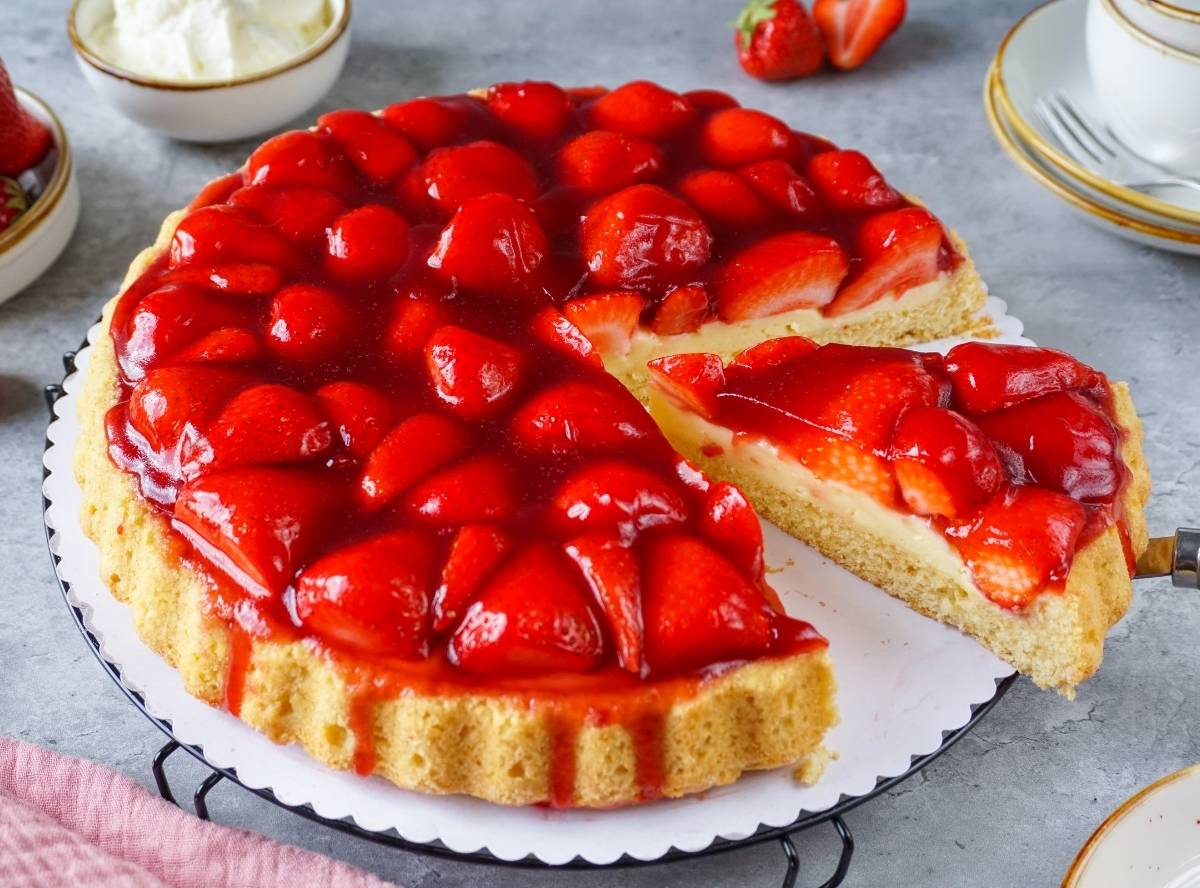 Erdbeerkuchen
