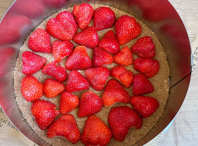 Erdbeertorte Keksboden Erdbeertorte Keksboden
