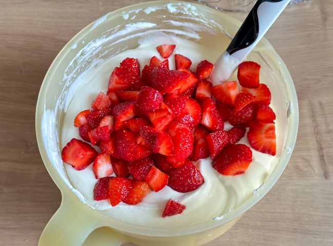 Erdbeertorte Quark Sahne Füllung Erdbeertorte Quark Sahne Füllung