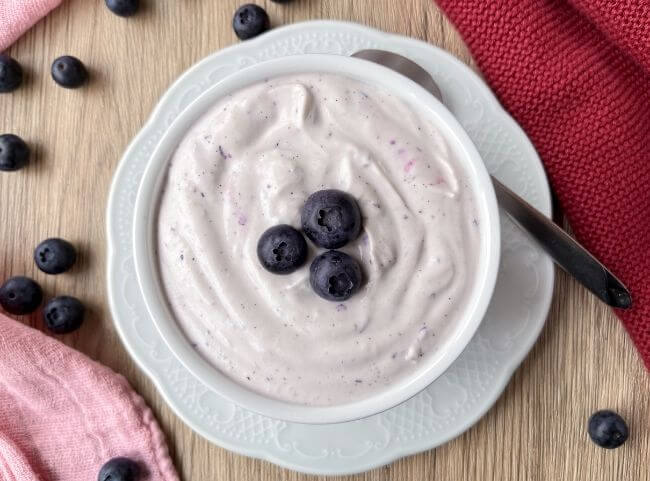 Heidelbeerquark ohne Zucker Heidelbeerquark ohne Zucker