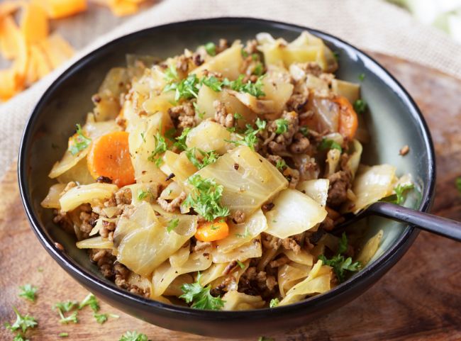 Spitzkohl Hackfleisch Eintopf Spitzkohl Hackfleisch Eintopf
