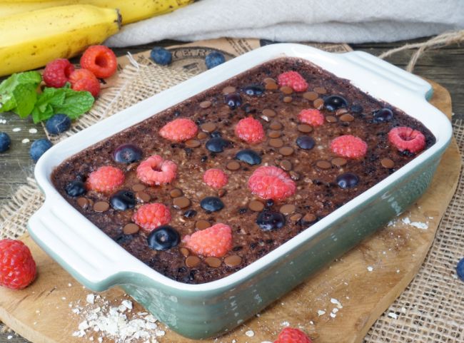 Baked Oats Rezept Baked Oats Rezept