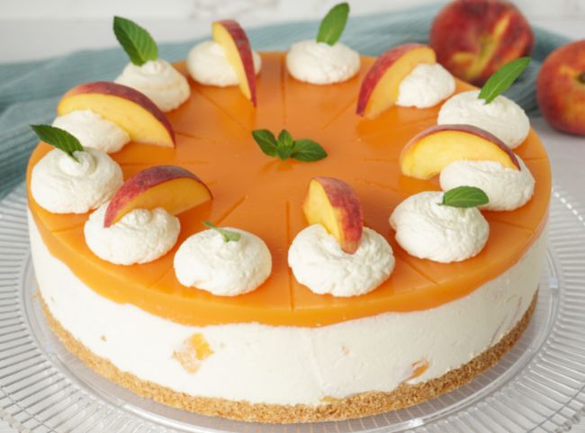 Pfirsich Maracuja Torte Pfirsich Maracuja Torte