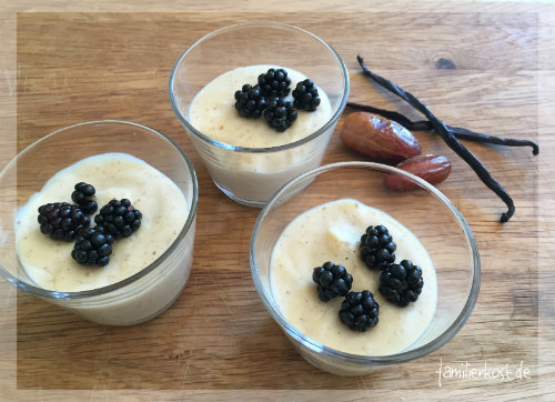 Vanillepudding ohne Zucker