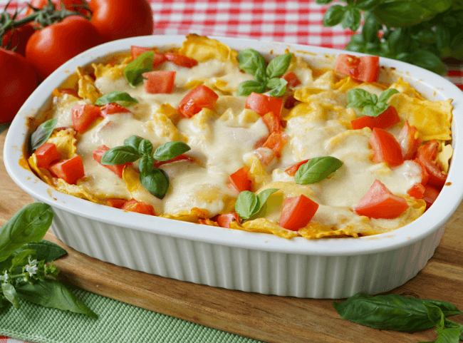 Tortellini Auflauf Tomate-Mozzarella Tortellini Auflauf Tomate-Mozzarella