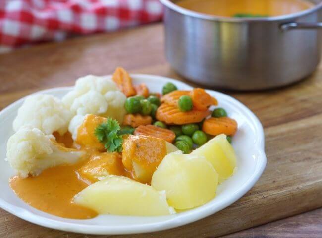 Einfache Rahmsauce, die Kinder lieben Einfache Rahmsauce, die Kinder lieben