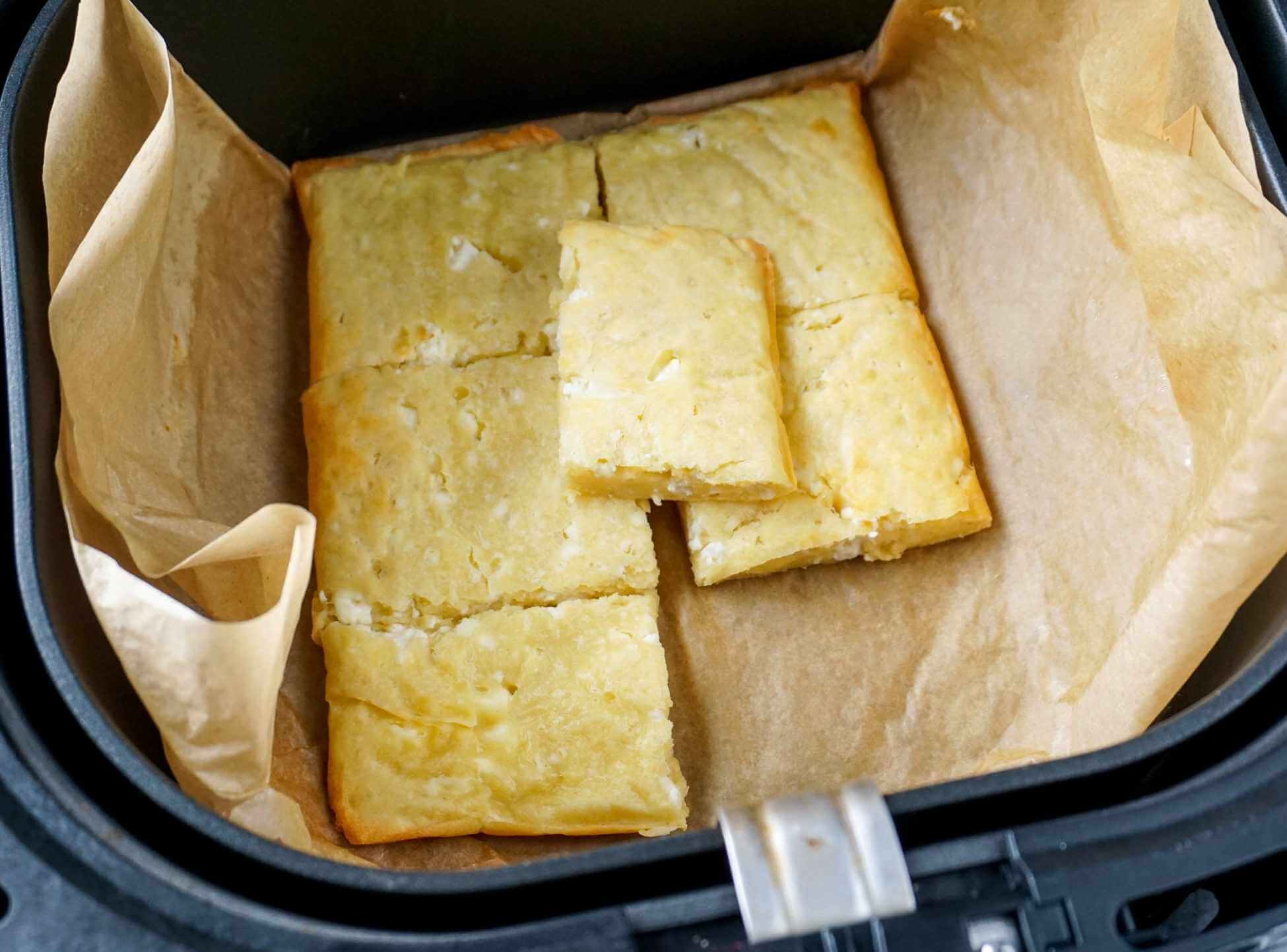 Fetabrot aus der Heißluftfritteuse