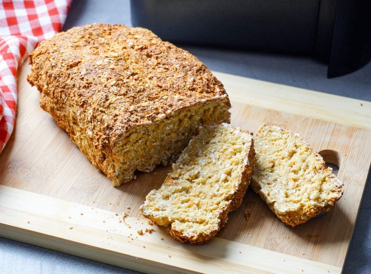 Fitnessbrot in der Heißluftfritteuse