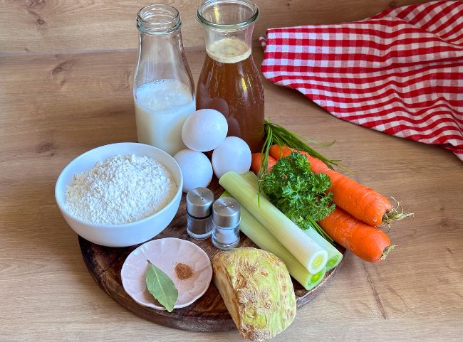 Fl&auml;dlesuppe Zutaten