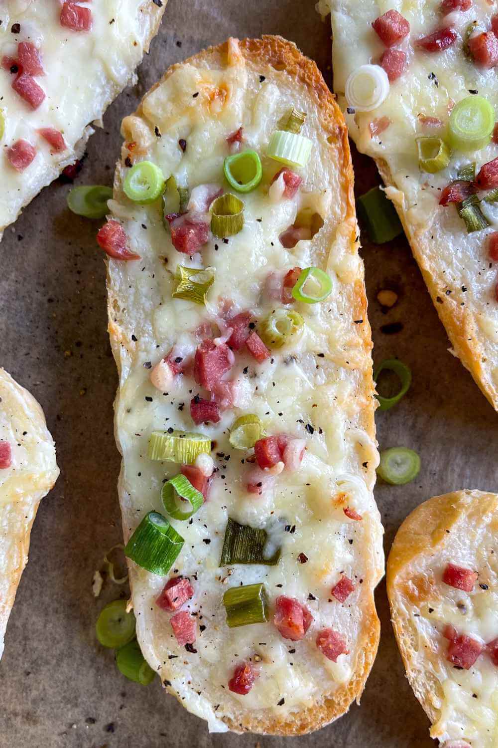 Flammkuchen Baguette Brötchen Flammkuchen Baguette Brötchen