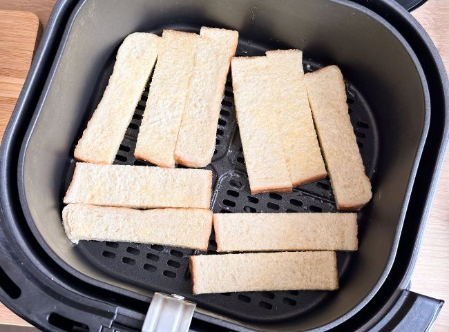 French Toast Heißluftfritteuse backen French Toast Heißluftfritteuse backen