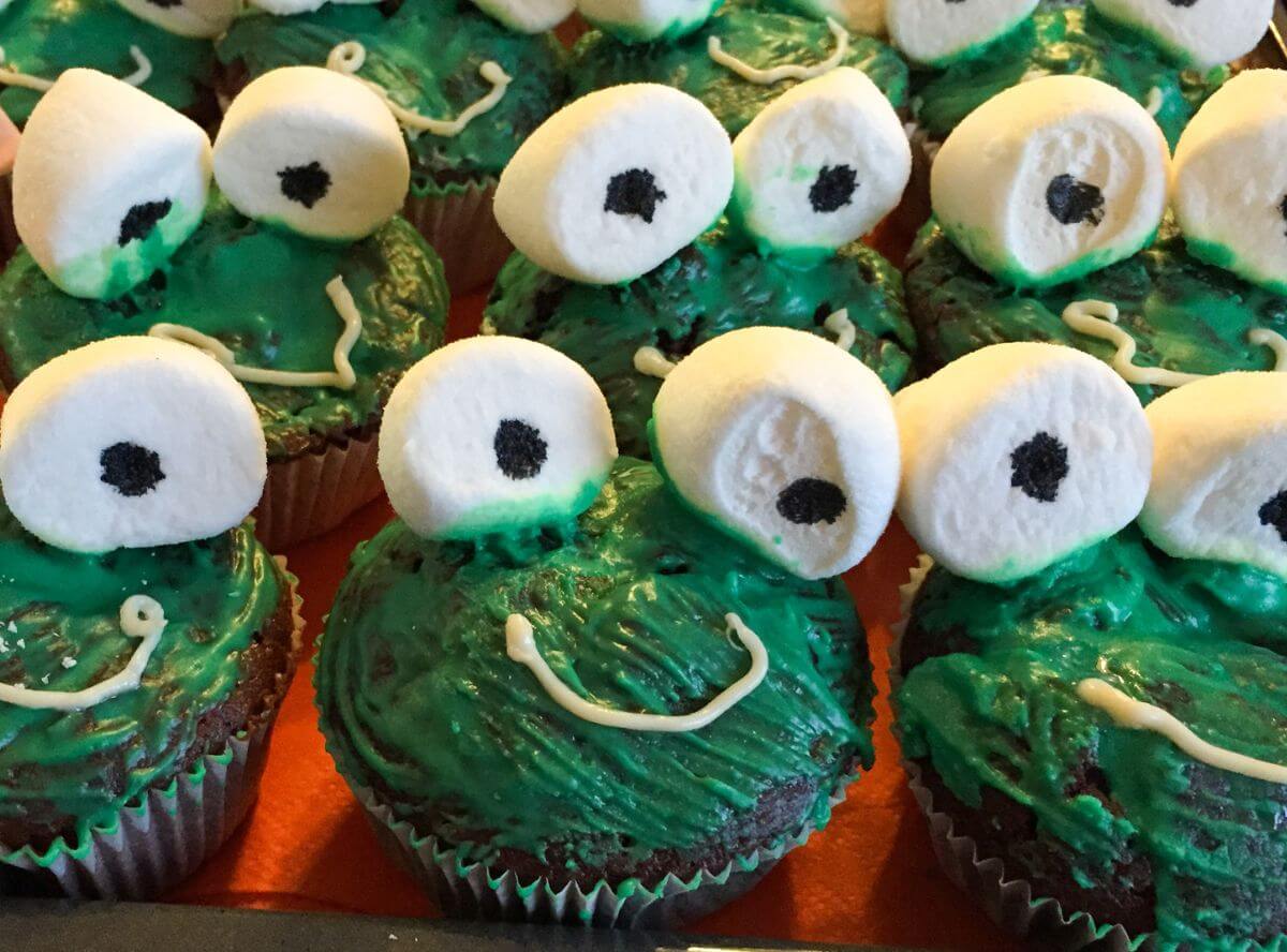 Frosch Muffins zum Kindergeburtstag Frosch Muffins zum Kindergeburtstag