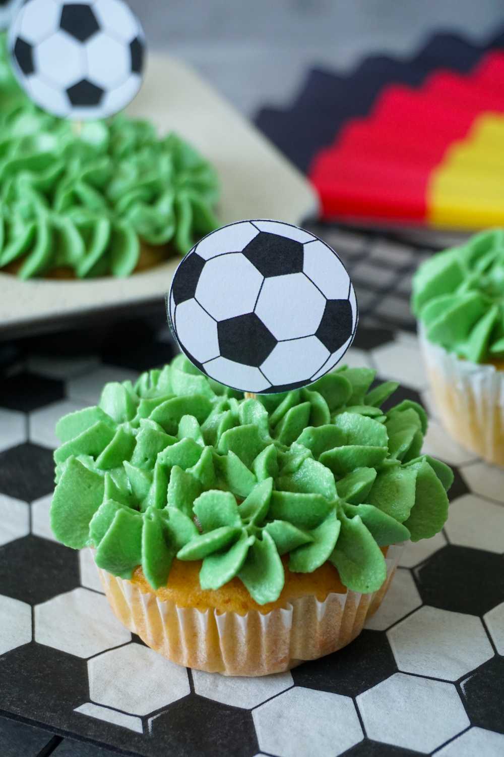Fußball Muffins Fußball Muffins