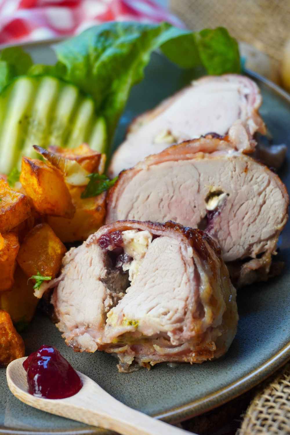 Schweinefilet in der Heißluftfritteuse Schweinefilet in der Heißluftfritteuse