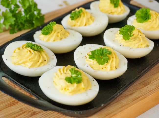 Gef&uuml;llte Eier Fingerfood