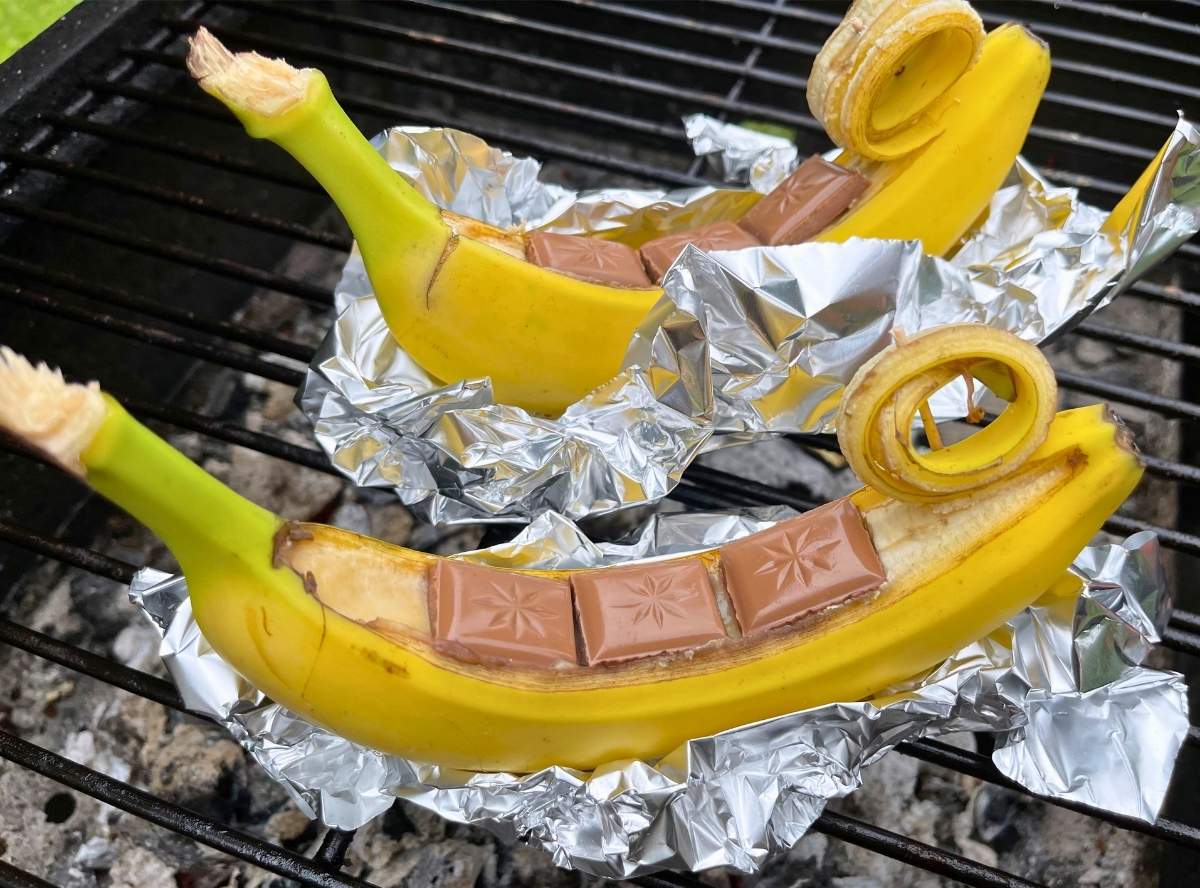 Gegrillte Banane