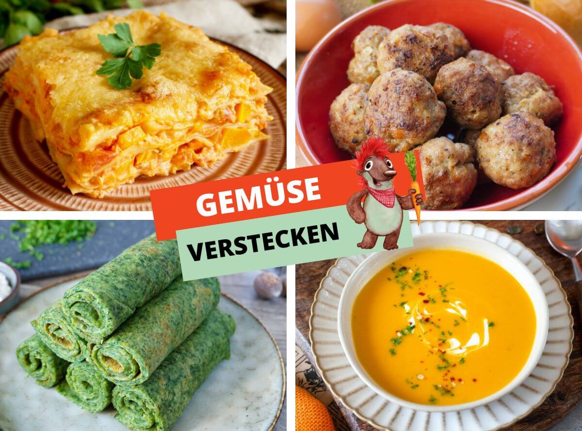 Gemüse verstecken Rezepte Gemüse verstecken - Rezepte nicht nur für Kinder