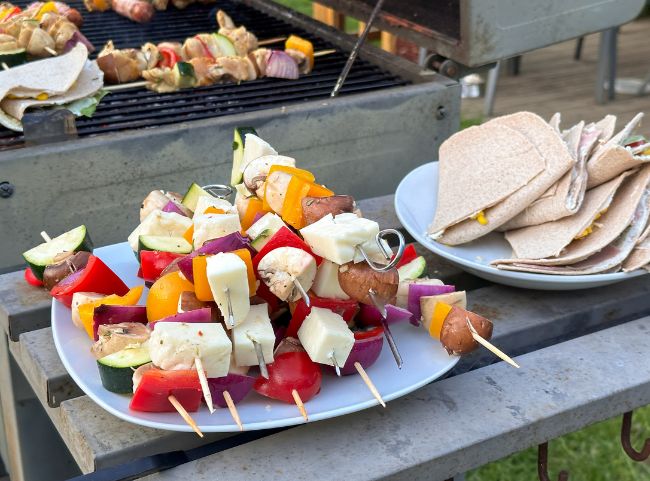 Gem&uuml;sespie&szlig;e zum Grillen