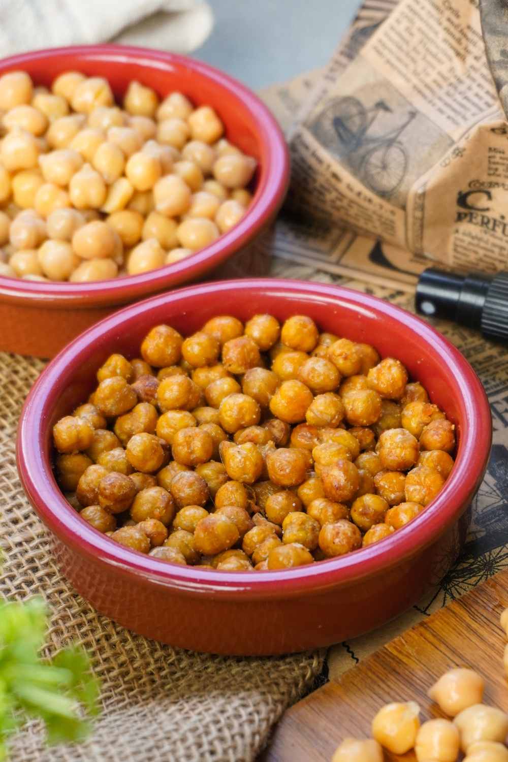 Kichererbsen aus der Heißluftfritteuse Kichererbsen aus der Heißluftfritteuse
