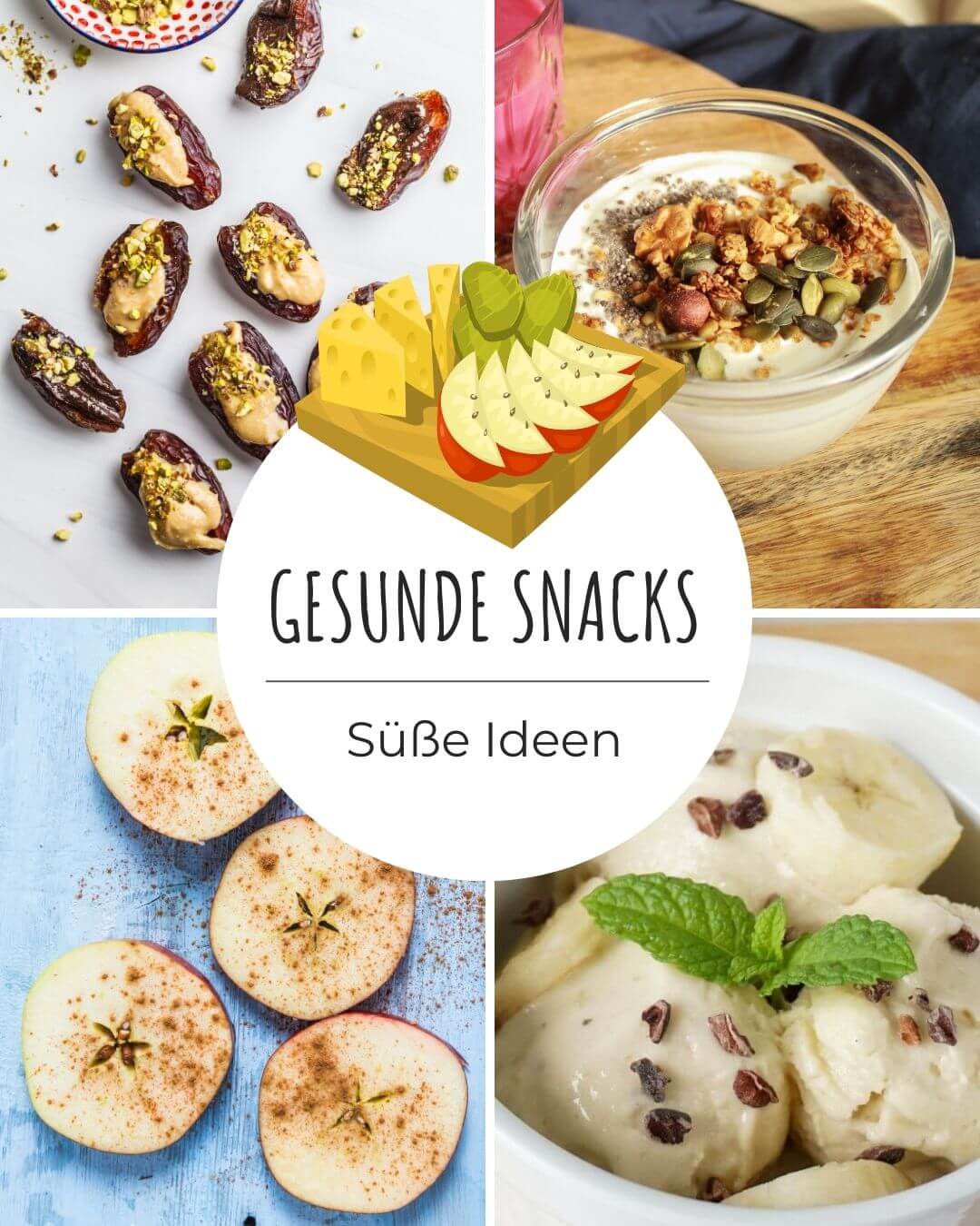 Gesunde Snacks f&uuml;r abends s&uuml;&szlig;