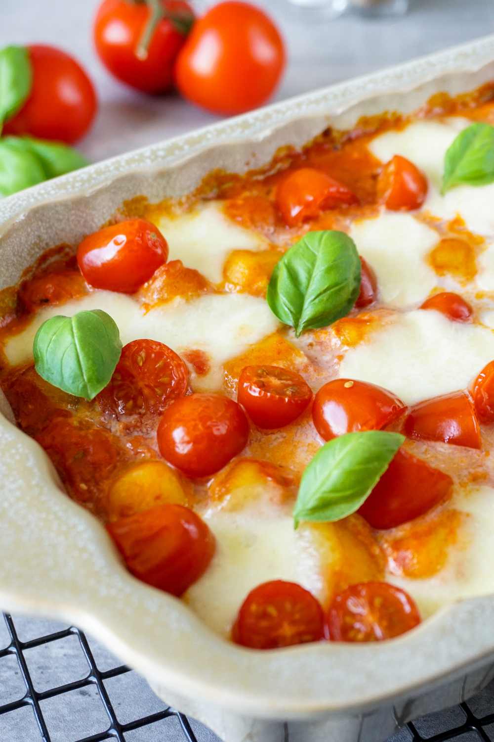 Gnocchi Auflauf Tomate-Mozzarella Gnocchi Auflauf Tomate-Mozzarella