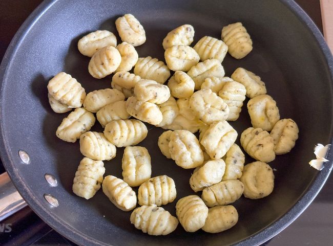 Gnocchi Salat anbraten Gnocchi Salat anbraten