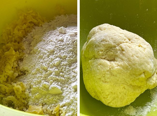 Gnocchi selber machen ohne Ei - Teig Gnocchi selber machen ohne Ei - Teig