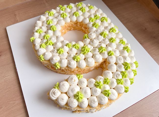 Grüne Zahlentorte Geburtstag Grüne Zahlentorte Geburtstag