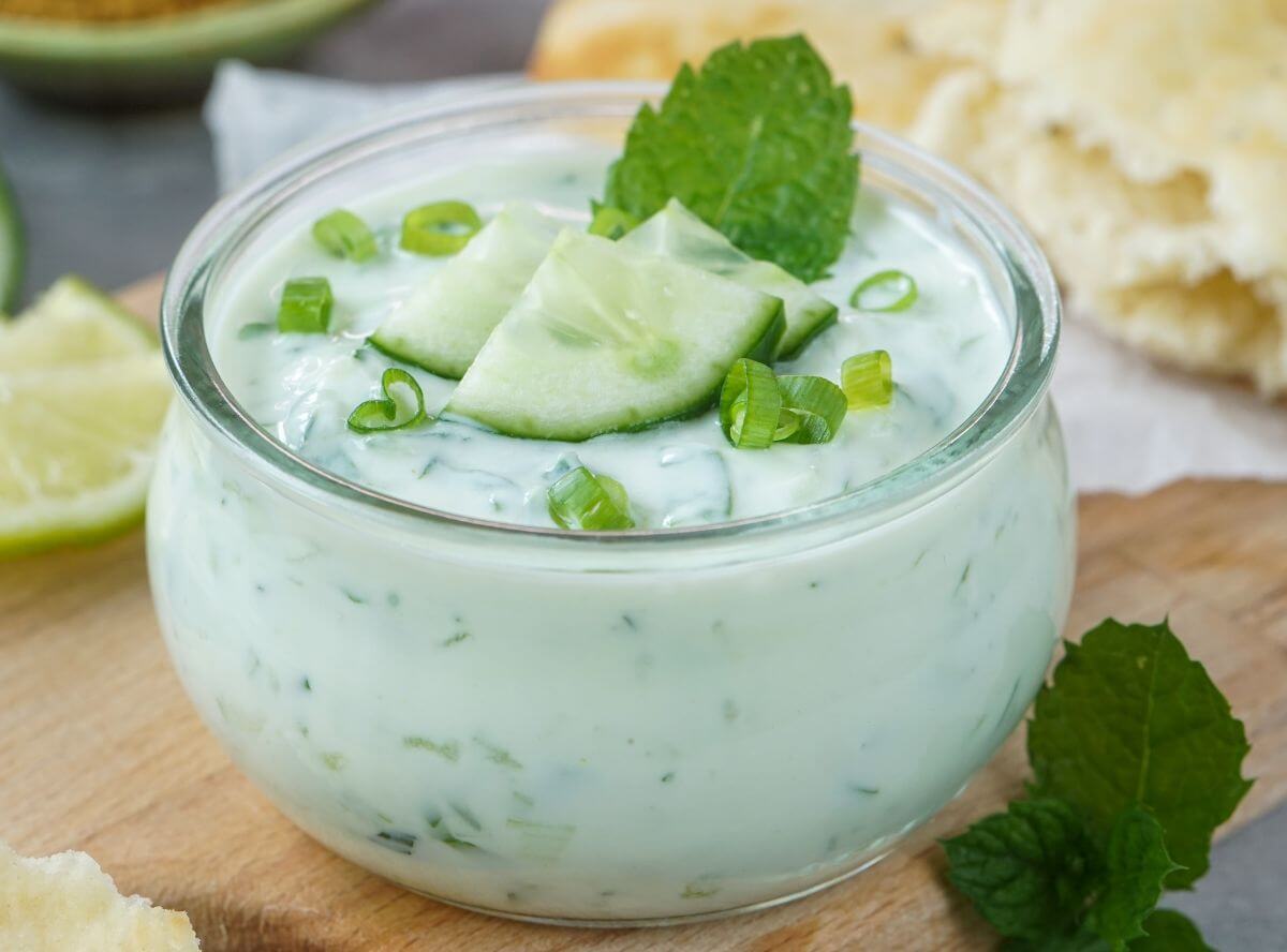 Gurken Raita, indisch