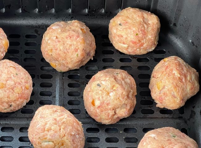 Hackb&auml;llchen Gem&uuml;se Hei&szlig;luftfritteuse