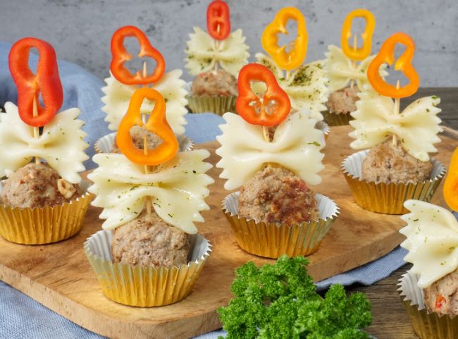 Hackb&auml;llchen Spie&szlig;e Fingerfood