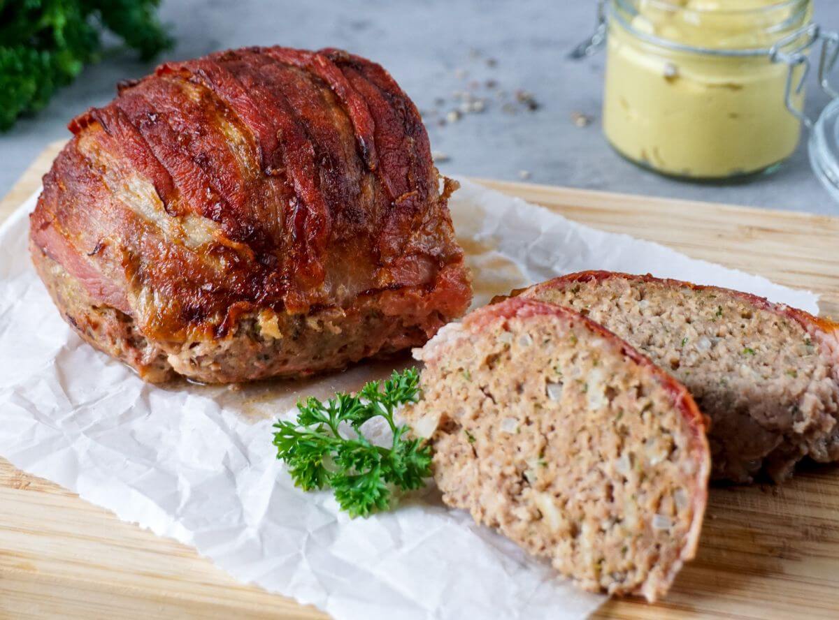 Hackbraten aus der Heißluftfritteuse