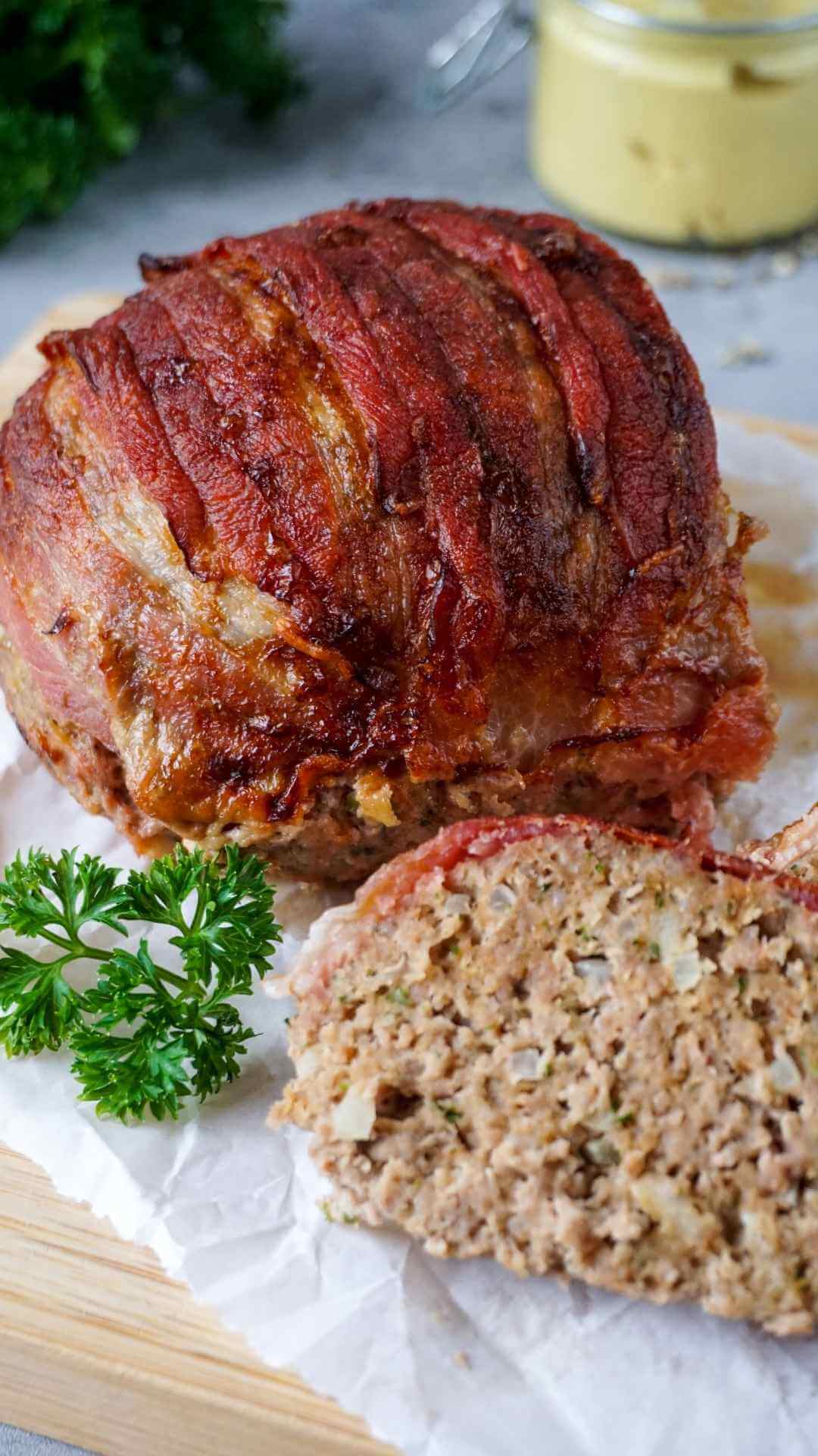 Hackbraten aus der Heißluftfritteuse Hackbraten aus der Heißluftfritteuse