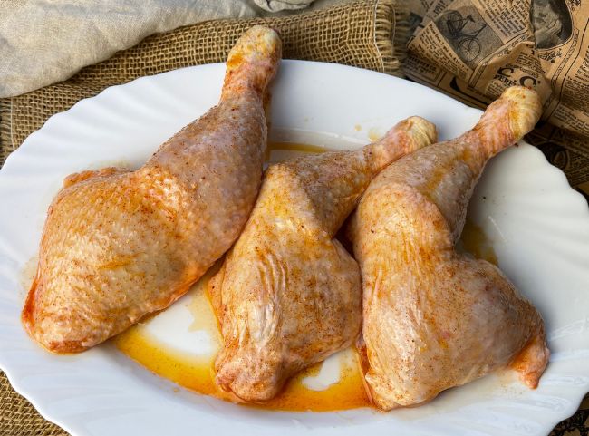 H&auml;hnchenschenkel Airfryer Rezept