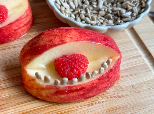 Halloween-Gebiss Apfel Zähne Halloween-Gebiss Apfel Zähne