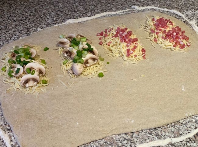 Handbrot füllen Handbrot füllen