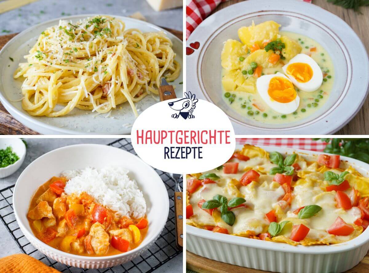 Hauptgerichte - die besten Rezepte für die Familie