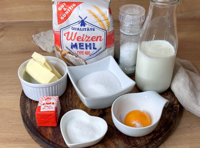 Hefeteig Zutaten Hefeteig Zutaten