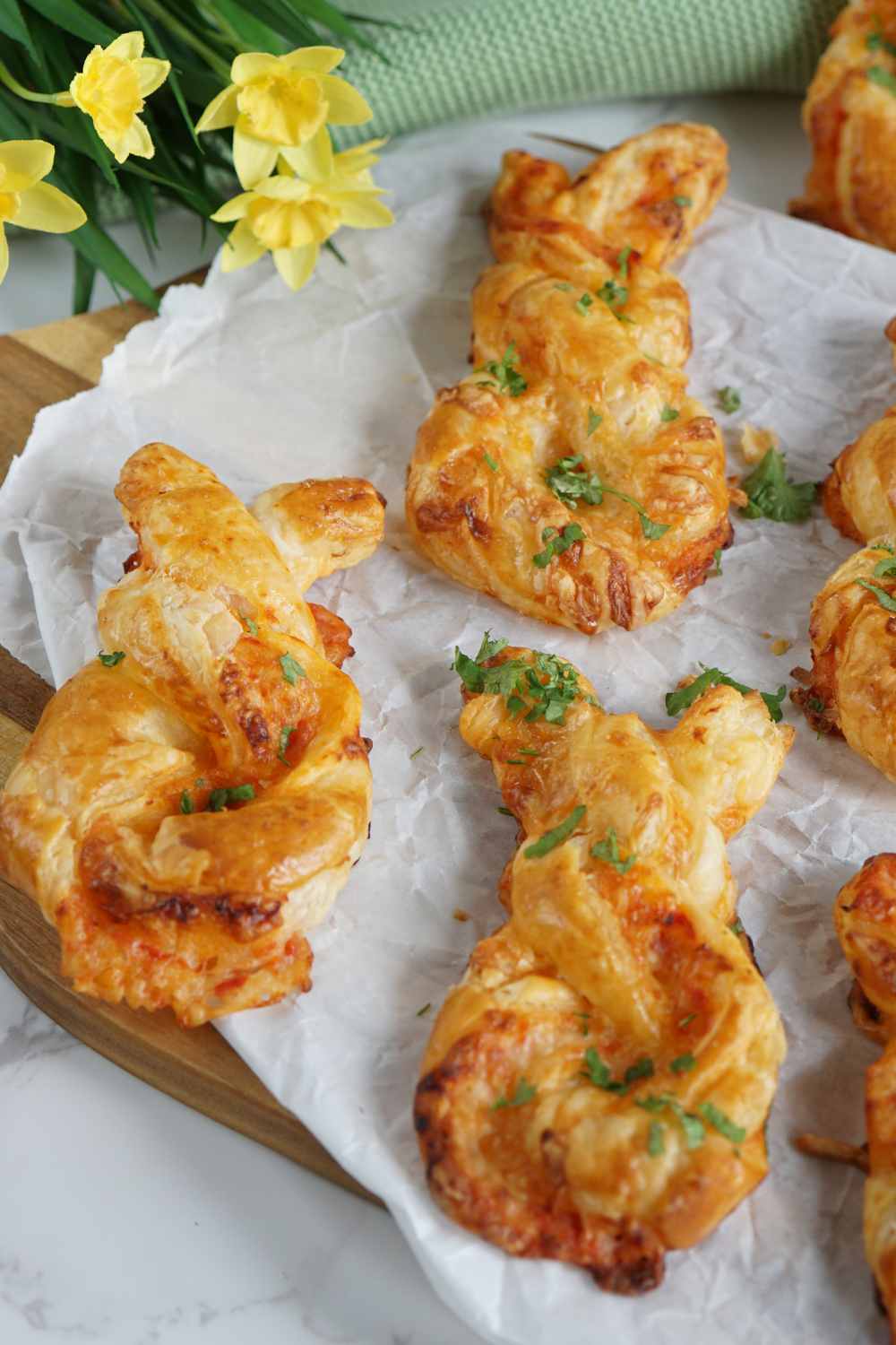 Blätterteig Hasen mit Käse Blätterteig Hasen mit Käse