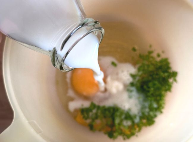Herzhafte Pfannkuchen backen