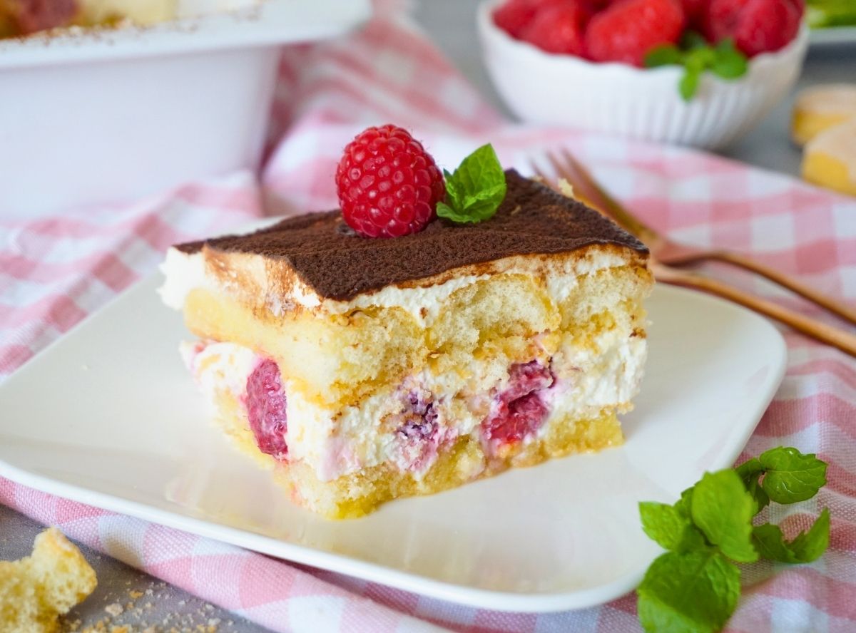 Himbeer-Tiramisu mit Quark und Mascarpone