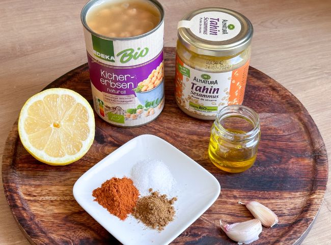 Hummus Zutaten Hummus Zutaten