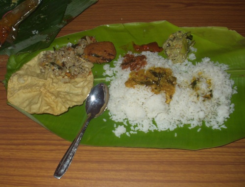 Südindisches Thali Südindisches Thali