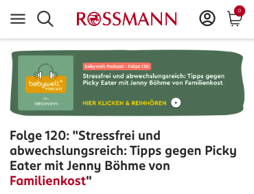 Rossmann Babywelt Podcast mit Jenny Böhme Rossmann Babywelt Podcast mit Jenny Böhme