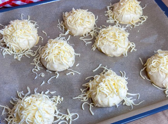 Käsebrötchen backen Käsebrötchen backen