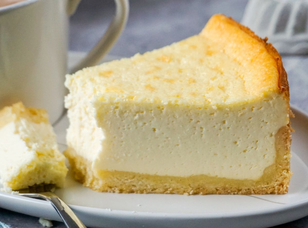 K&auml;sekuchen mit M&uuml;rbeteig-Boden