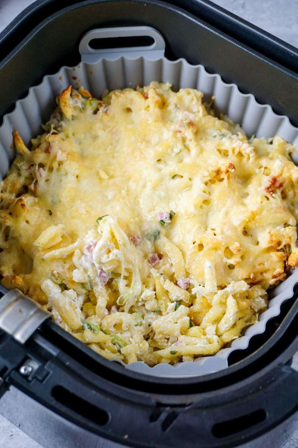 Käsespätzle aus der Heißluftfritteuse